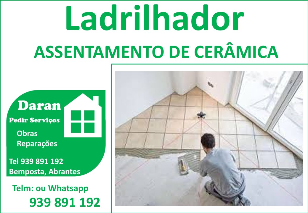 ASSENTAMENTO DE CERÂMICA

Somos especialistas em revestimentos na área da construção civil.

Tags:

Ladrilhador, azulejos, mozaicos, orçamento, 939215996, ASSENTAMENTO DE CERÂMICA, Abrantes, Bemposta, Ponte de Sor, Entroncamento, Torres Novas, Constãncia, tramagal, Pego, Tomar, Golegã, Chamusca, Almeirim, 

